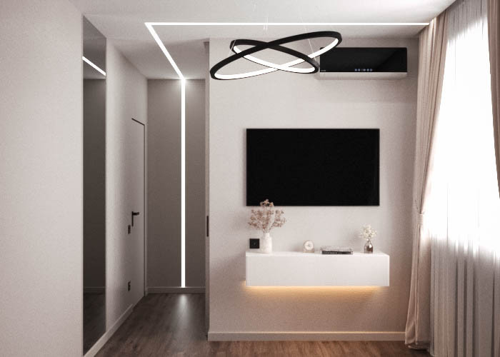 Нежная двушка в  ЖК Атлант