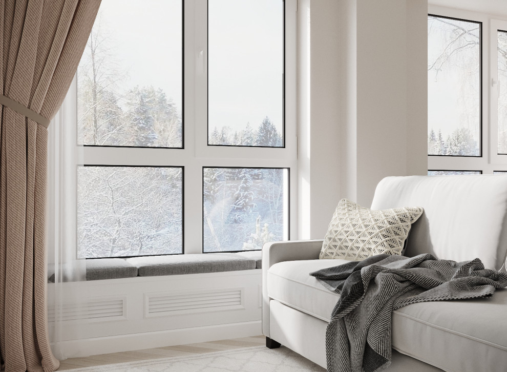 Дизайн-проект трехкомнатной квартиры в современном стиле