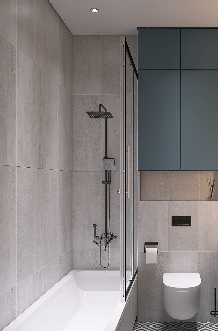 Современная квартира с смелыми цветами