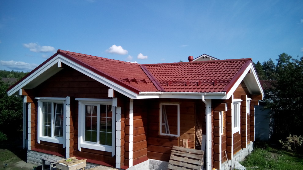 Дома из бруса и лафета.