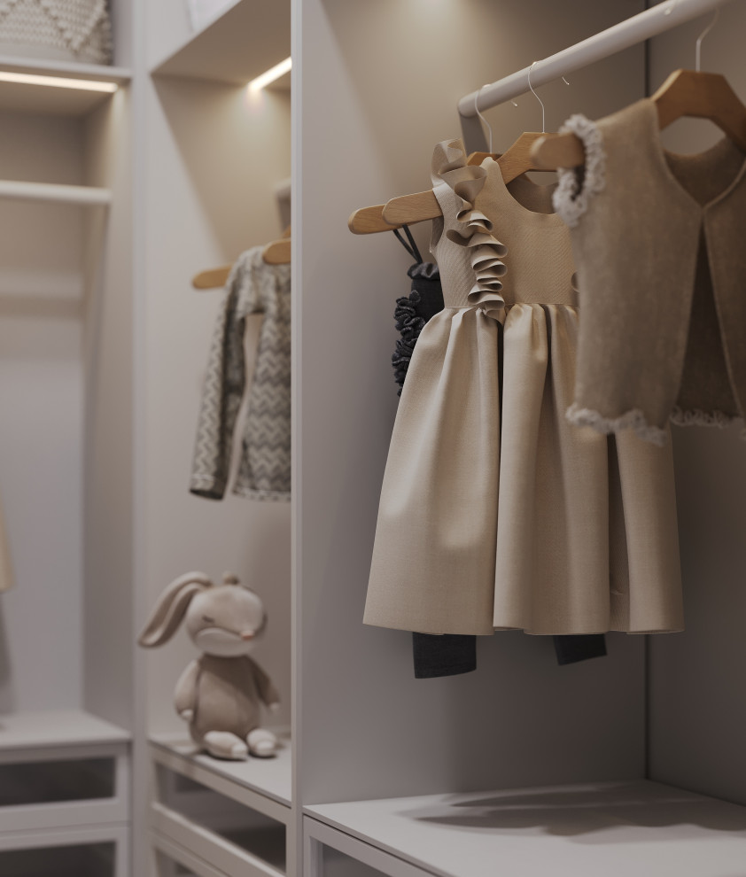 Изящная детская в стиле неоклассика