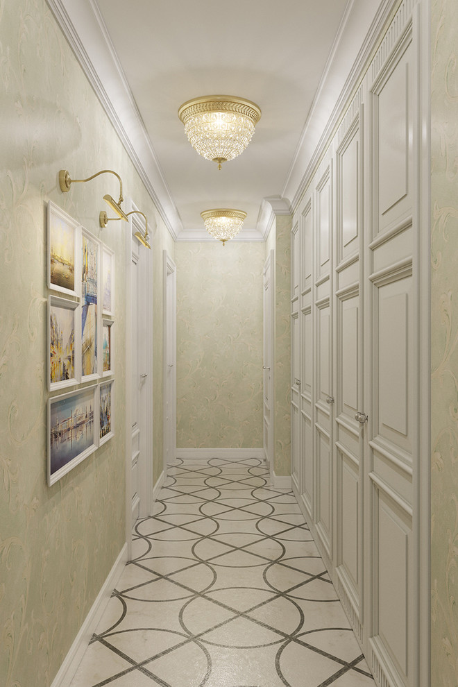 Квартира в классическом стиле, ЖК «Московский квартал», 80 кв.м.