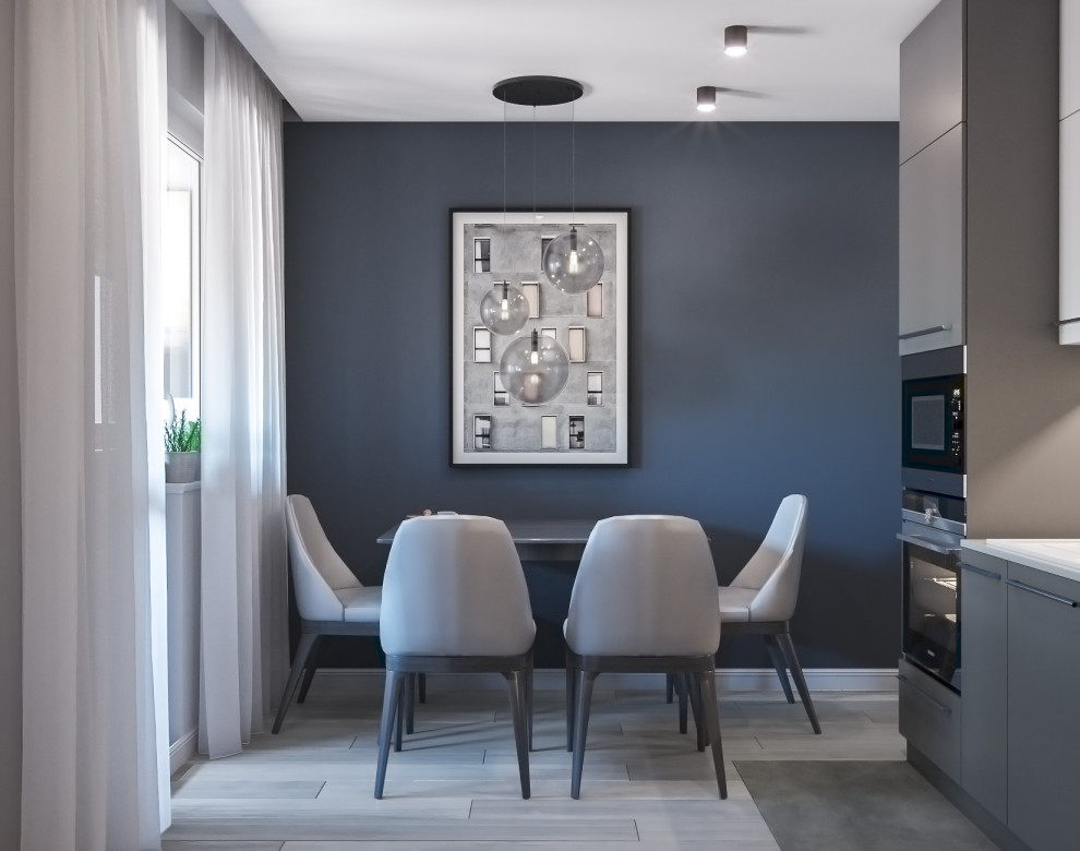 Однокомнатная квартира 35 квадратных метров в современном стиле