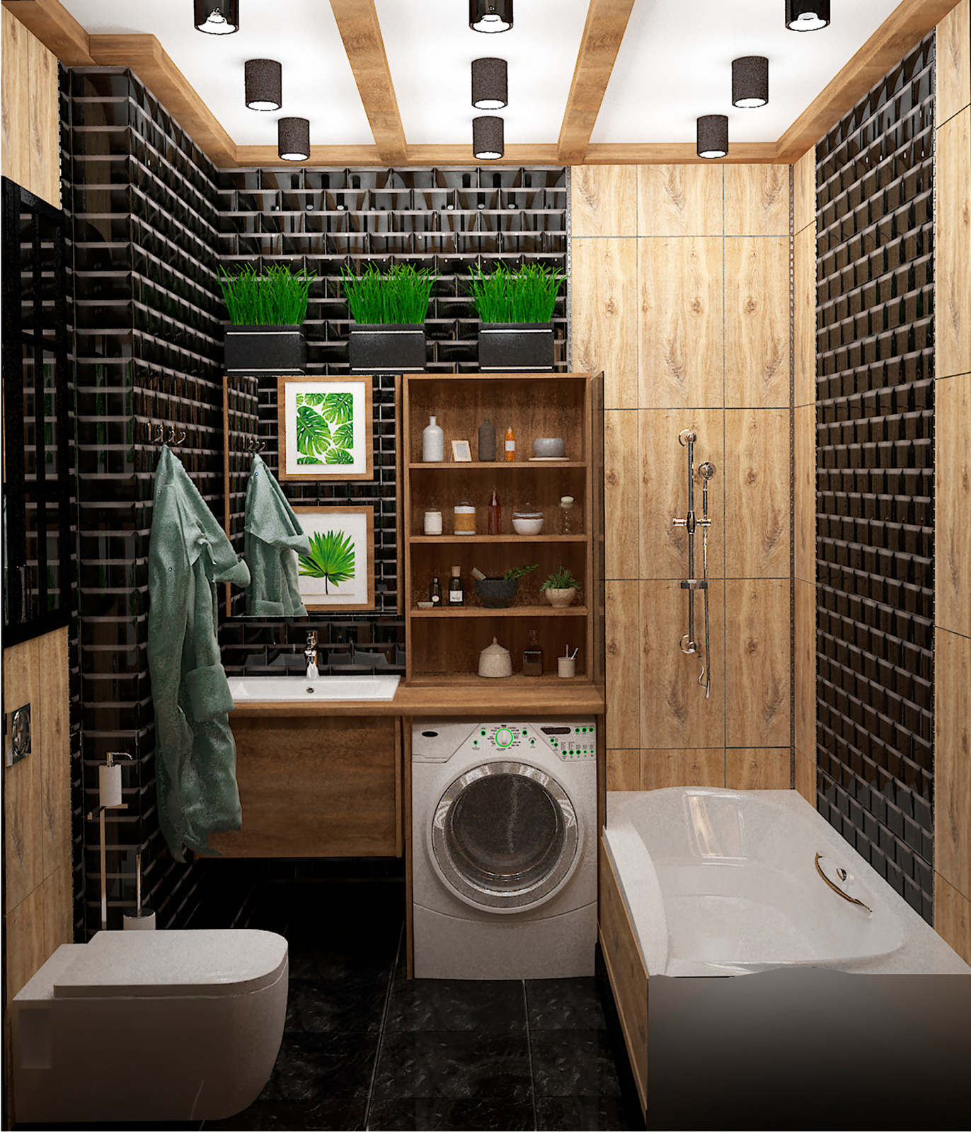 Малогабаритная квартира в стиле лофт