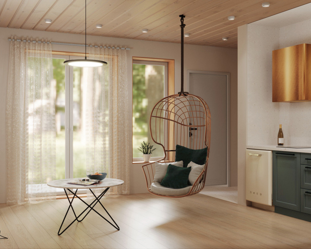 Обложка проекта: Дизайн-проект загородного дома отдыха для краткосрочной аренды