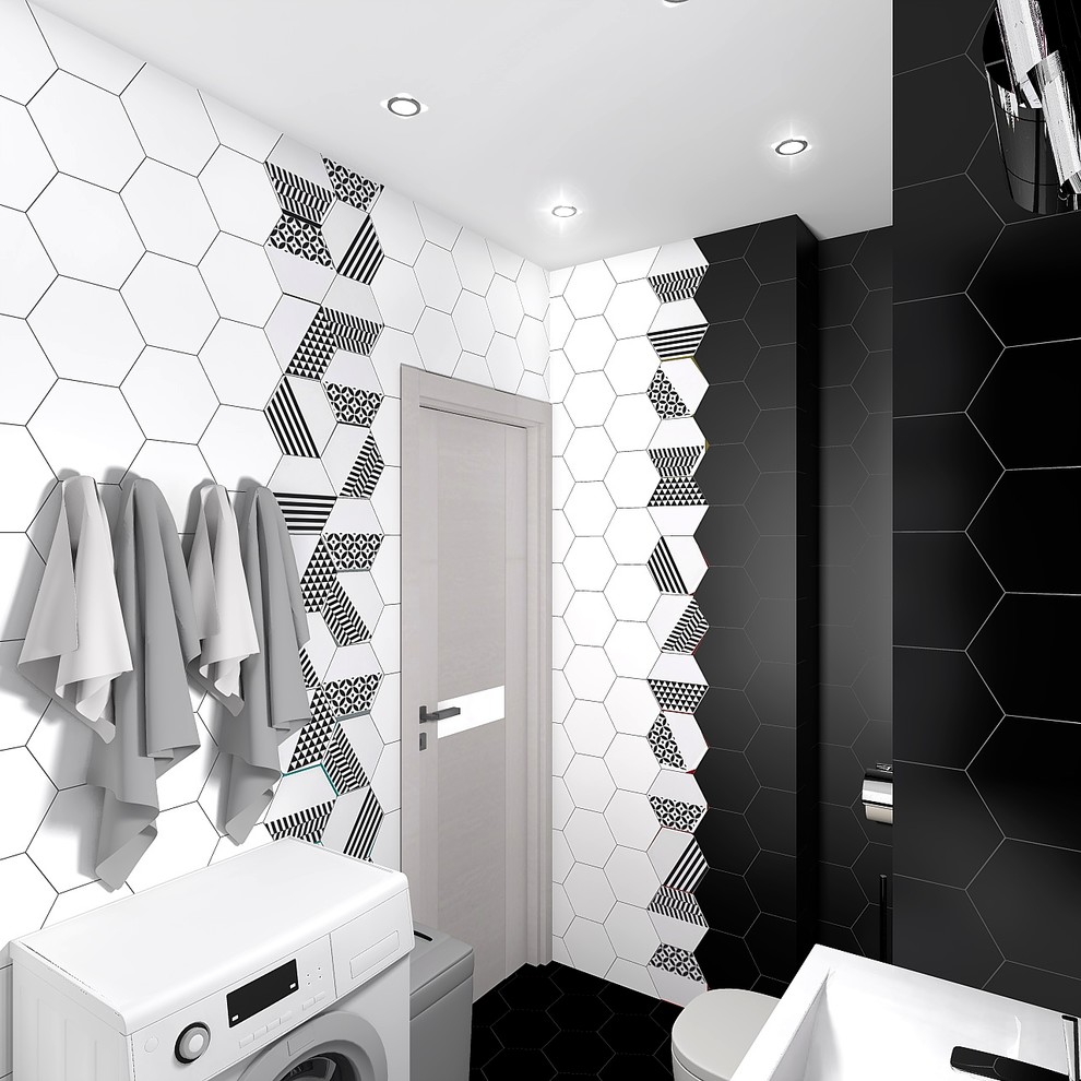 Обложка проекта: Черно-белая ванна