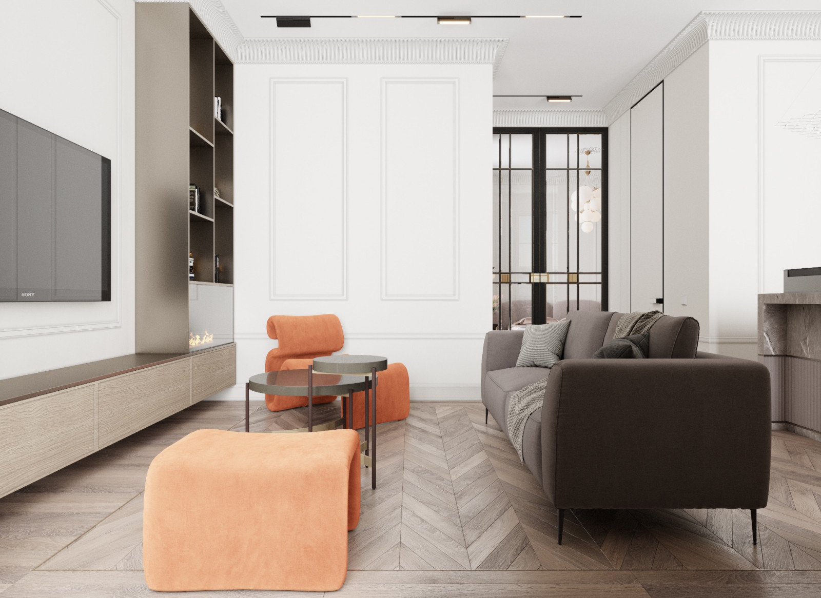 Кухня гостиная