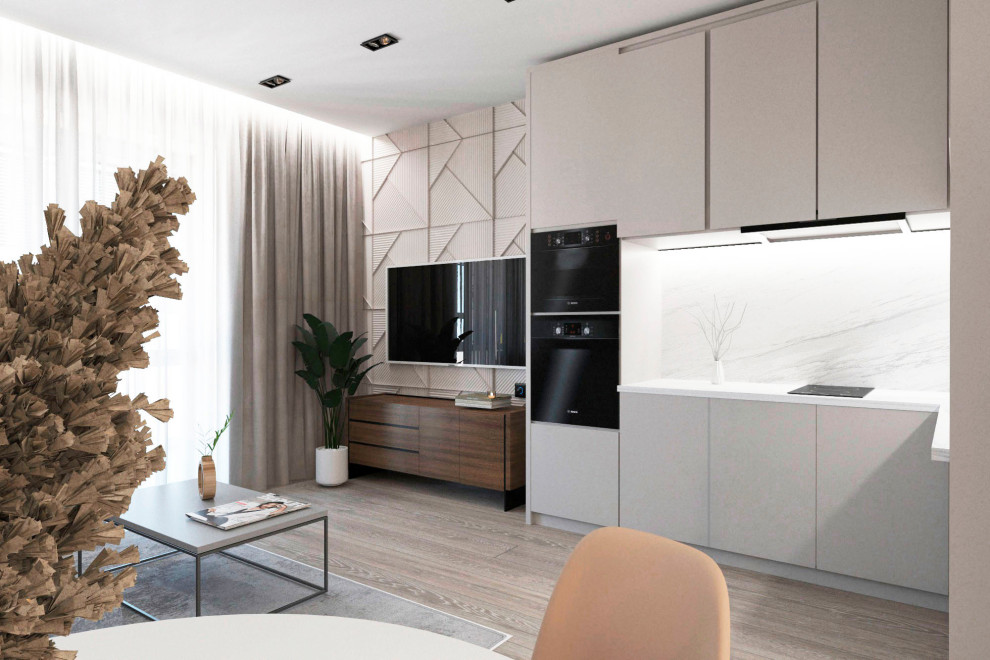 Однокомнатная квартира для молодого мужчины ЖК Снегири