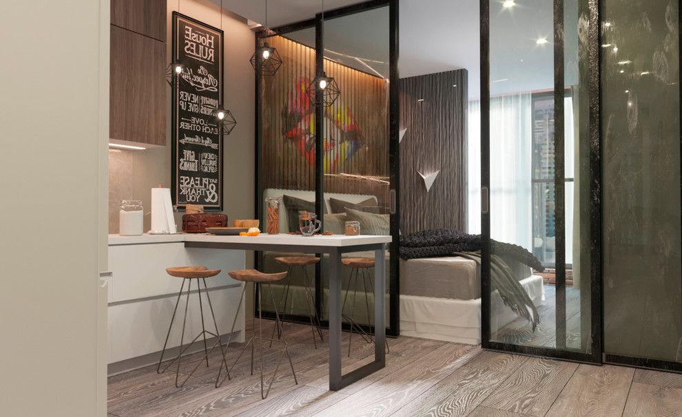 Обложка проекта: Однокомнатная квартира по адресу г. Екатеринбург, ул. Каруля, 68