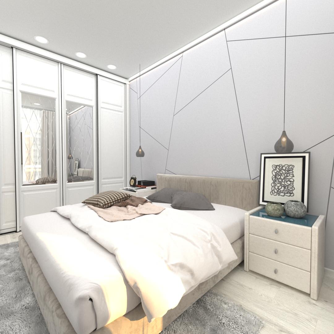 Обложка проекта: Квартира 2х комнатная в ЖК "Отрада"