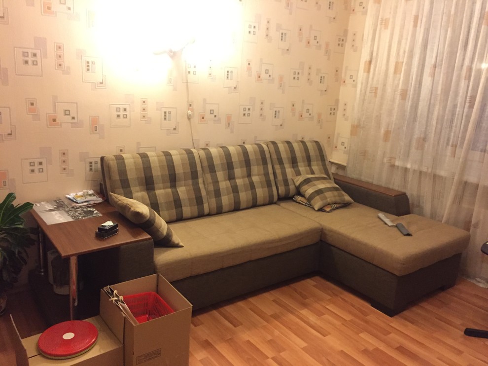 Гостиная до ремонта