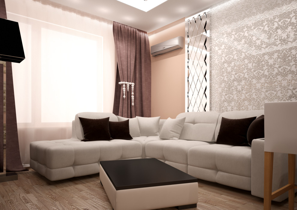 Обложка проекта: Дизайн интерьера 2-х комнатной квартиры 48 м2