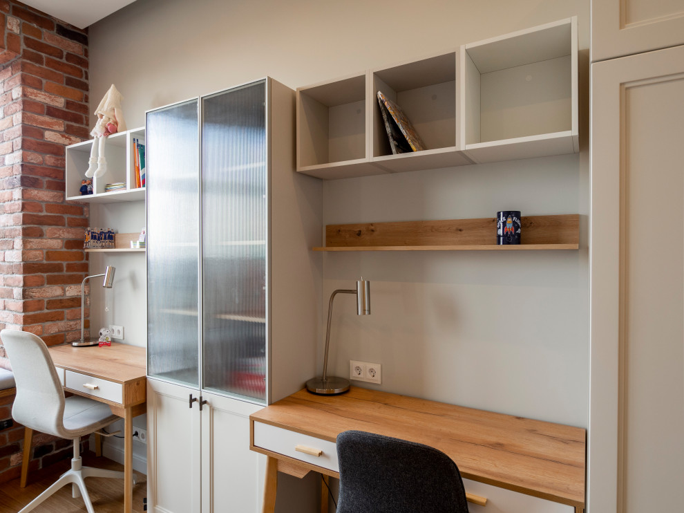 Меблировка детской комнаты для 2 детей