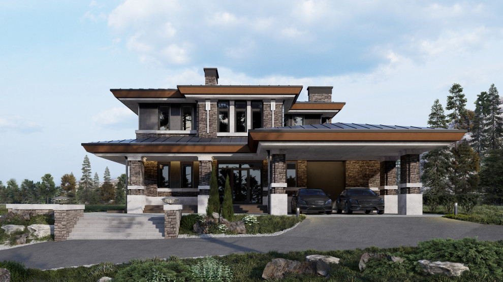 Вилла в стиле Ллойда Райта