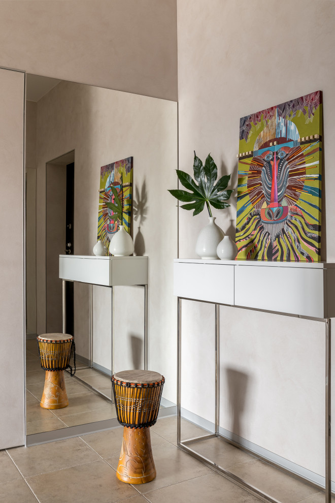 Кухня-гостиная с зеленью