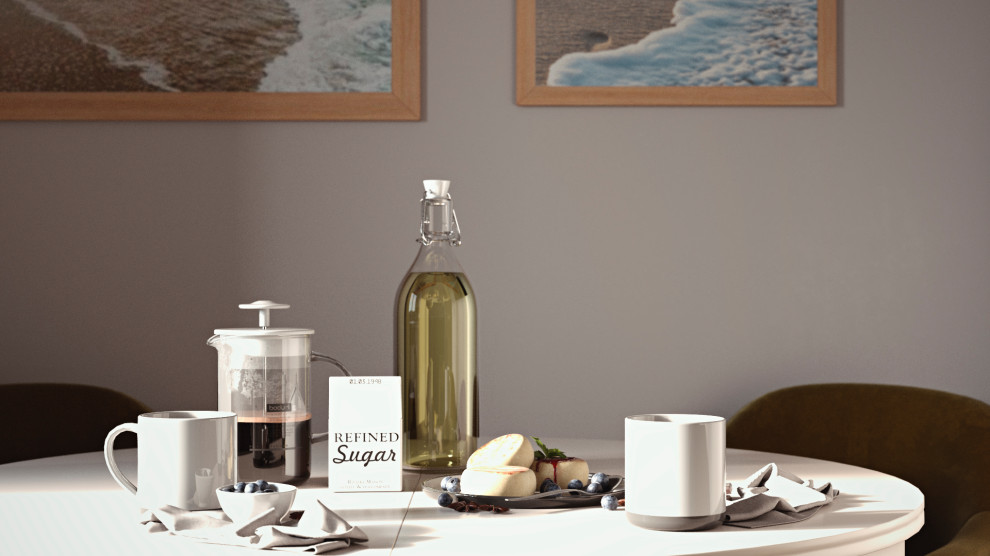 Двухкомнатная квартира в современном скандинавском стиле