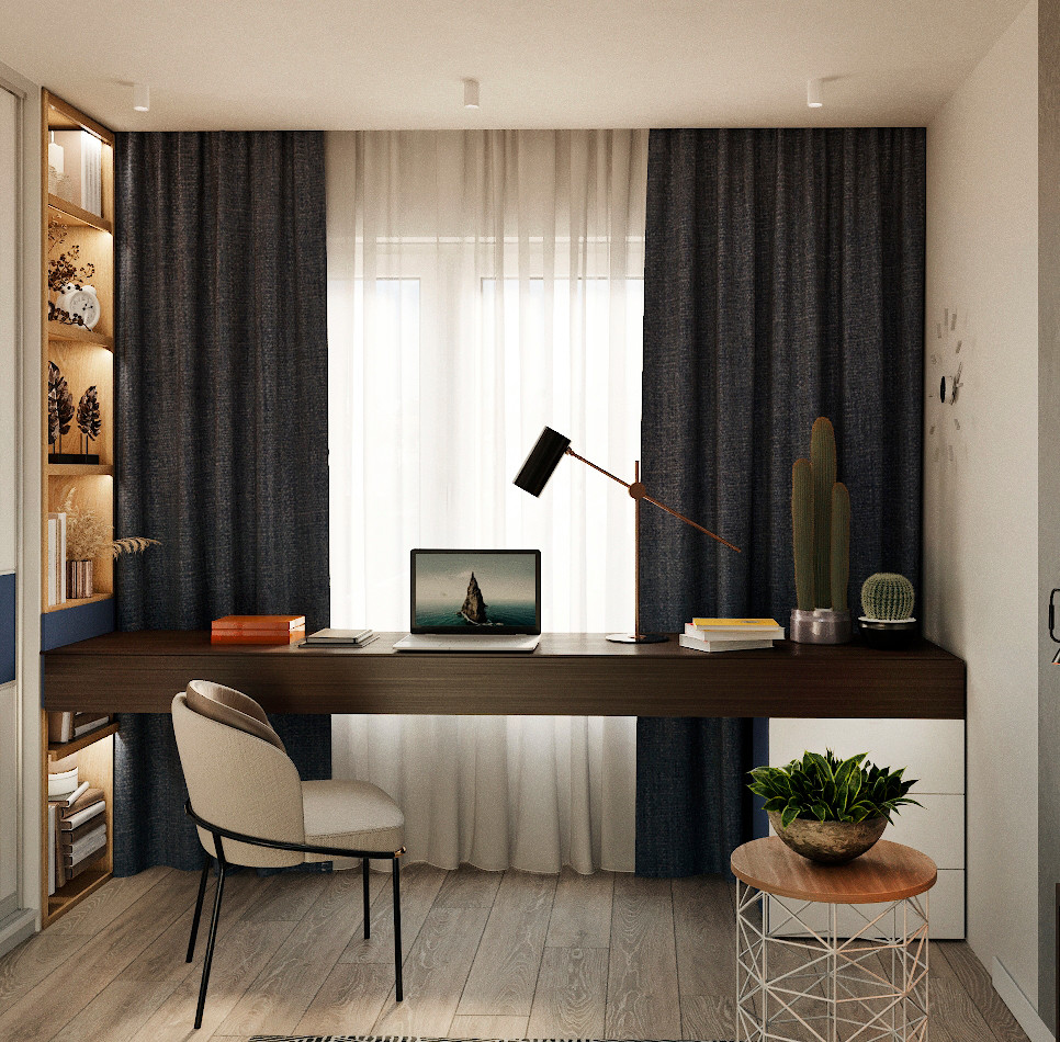 ЖК Солнечный (дизайн проект 3-х комнатной квартиры)