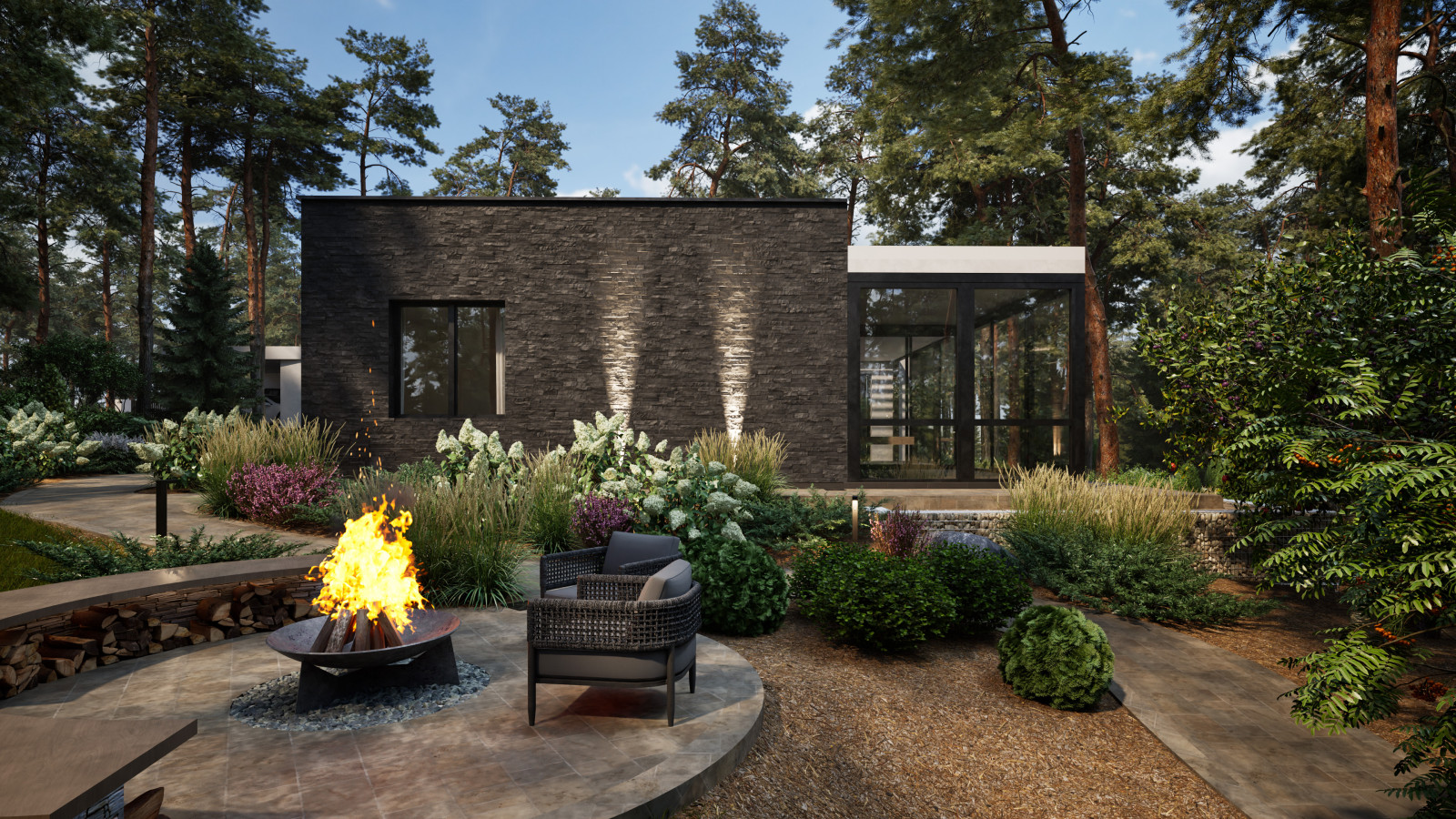 Лесной сад в поселке Урман