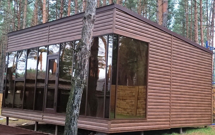 Обложка проекта: Строительство гостевого дома по технологии ЛСТК.