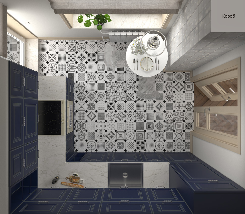 Квартира в сталинском доме на Смоленском бульваре.