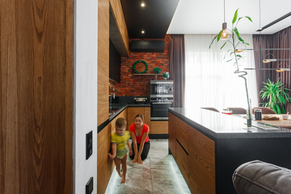 Ремонт кухни-гостиной