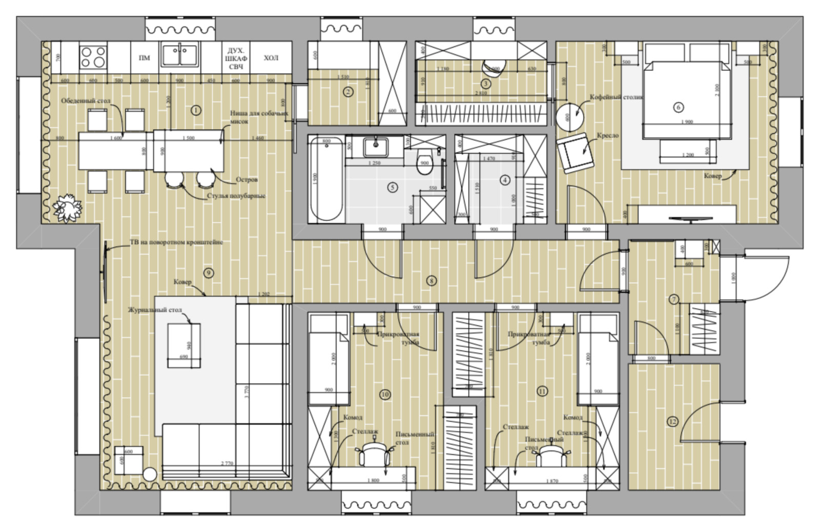 Дом для семьи в стиле минимализм 125 м². Посёлок Костюнино