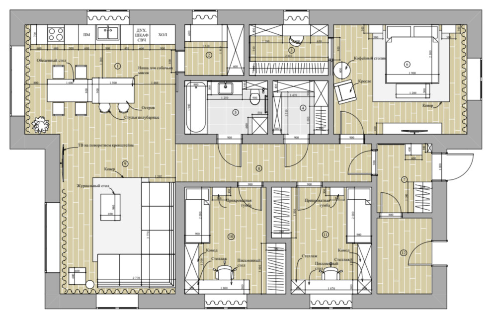 Дом для семьи в стиле минимализм 125 м². Посёлок Костюнино