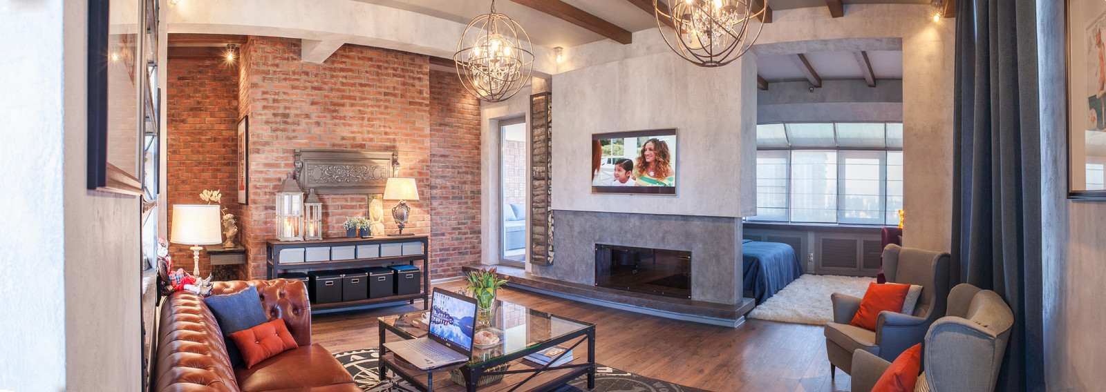 Квартире в стиле лофт