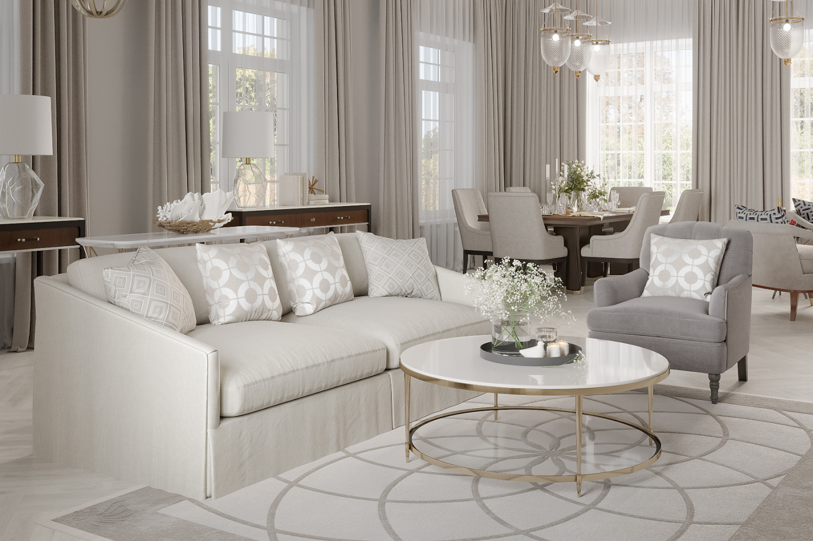 Дом в классическом стиле, 500 м2