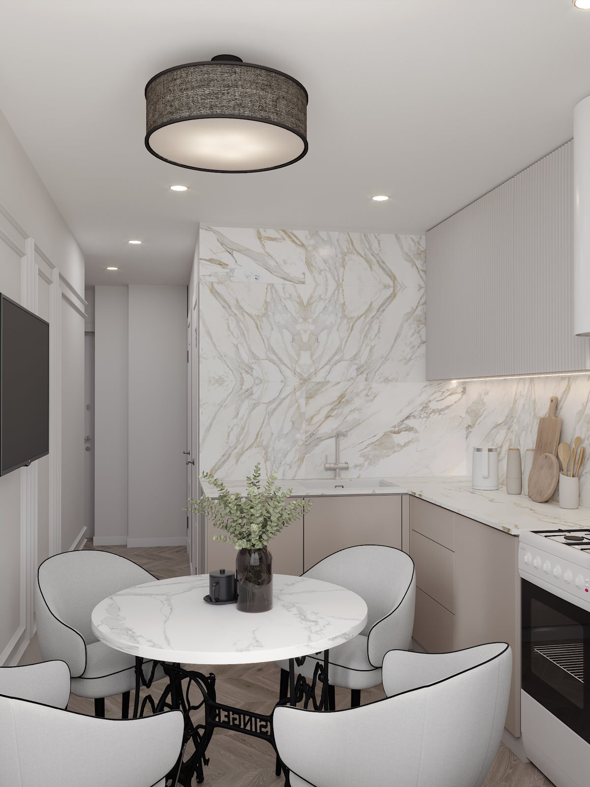 Кухня современная классика