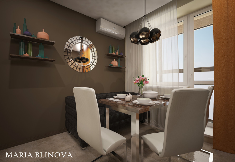 Дизайн-проект однокомнатной квартиры в ЖК Волжская Гавань в стиле минимализм