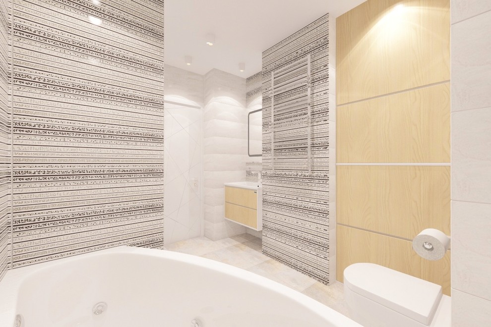 Оформление кухни-гостиной для прекрасной молодой пары.