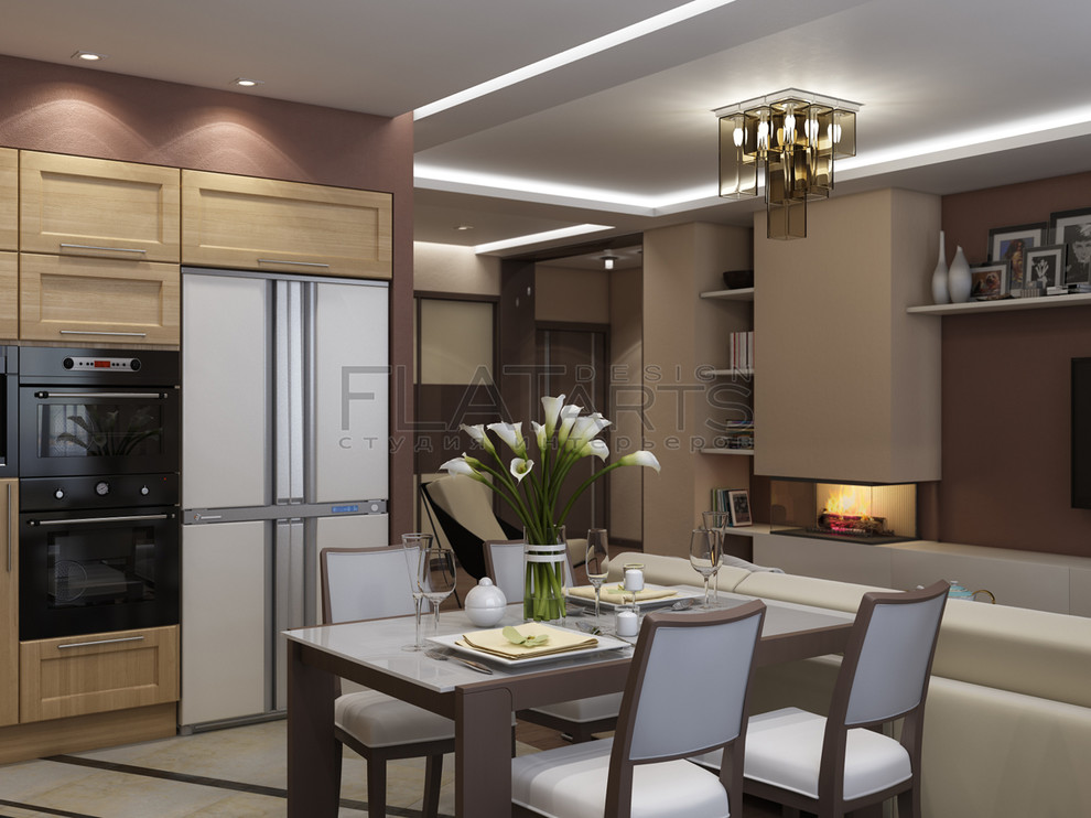 Дизайн 3-ной квартиры 97кв.м. в современном стиле