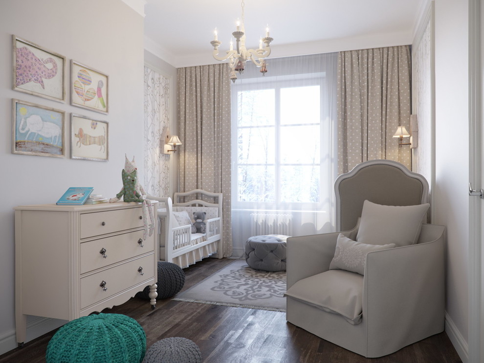 Квартира для молодой семьи с маленькими детьми, детская спальня