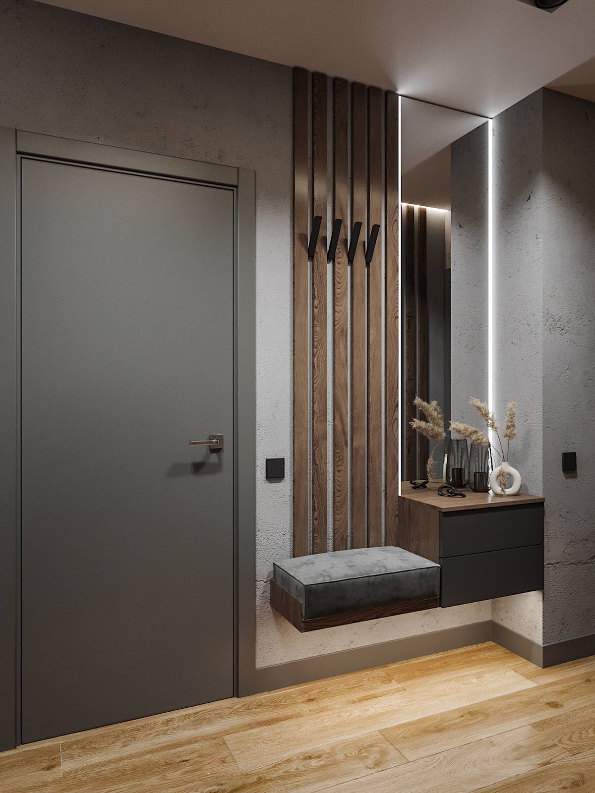 Минимализм в темно-серых тонах!