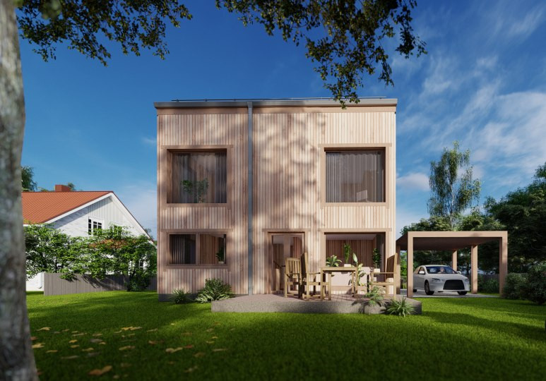 Трехэтажный барнхаус в Норвегии