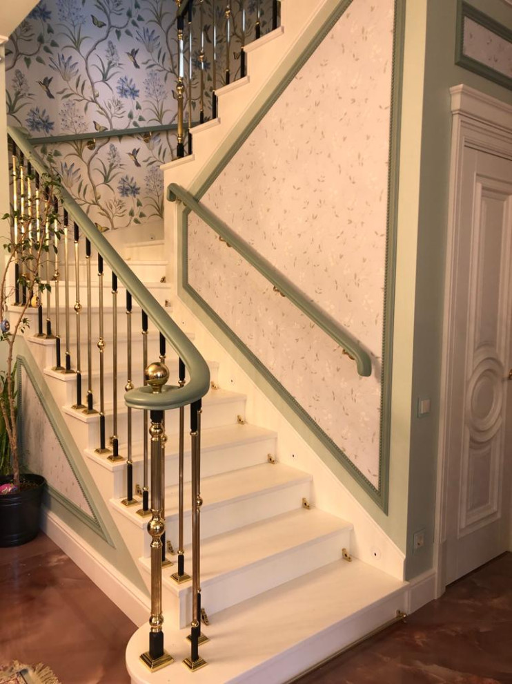 Лестница, латунное ограждение, Grande forge(Франция), коллекция "Графиня"