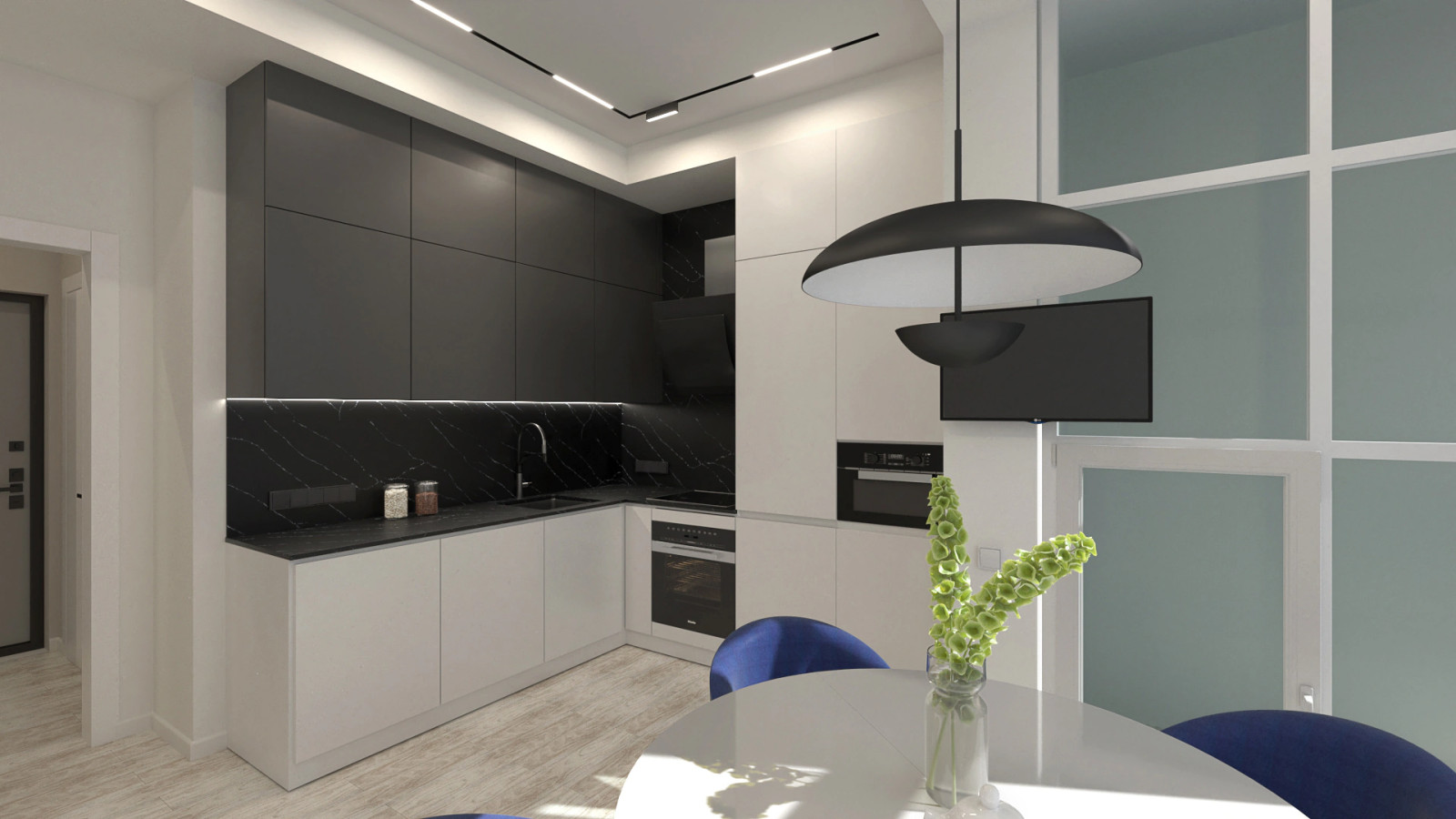 Обложка проекта: Дизайн двухкомнатной квартиры г. Туапсе