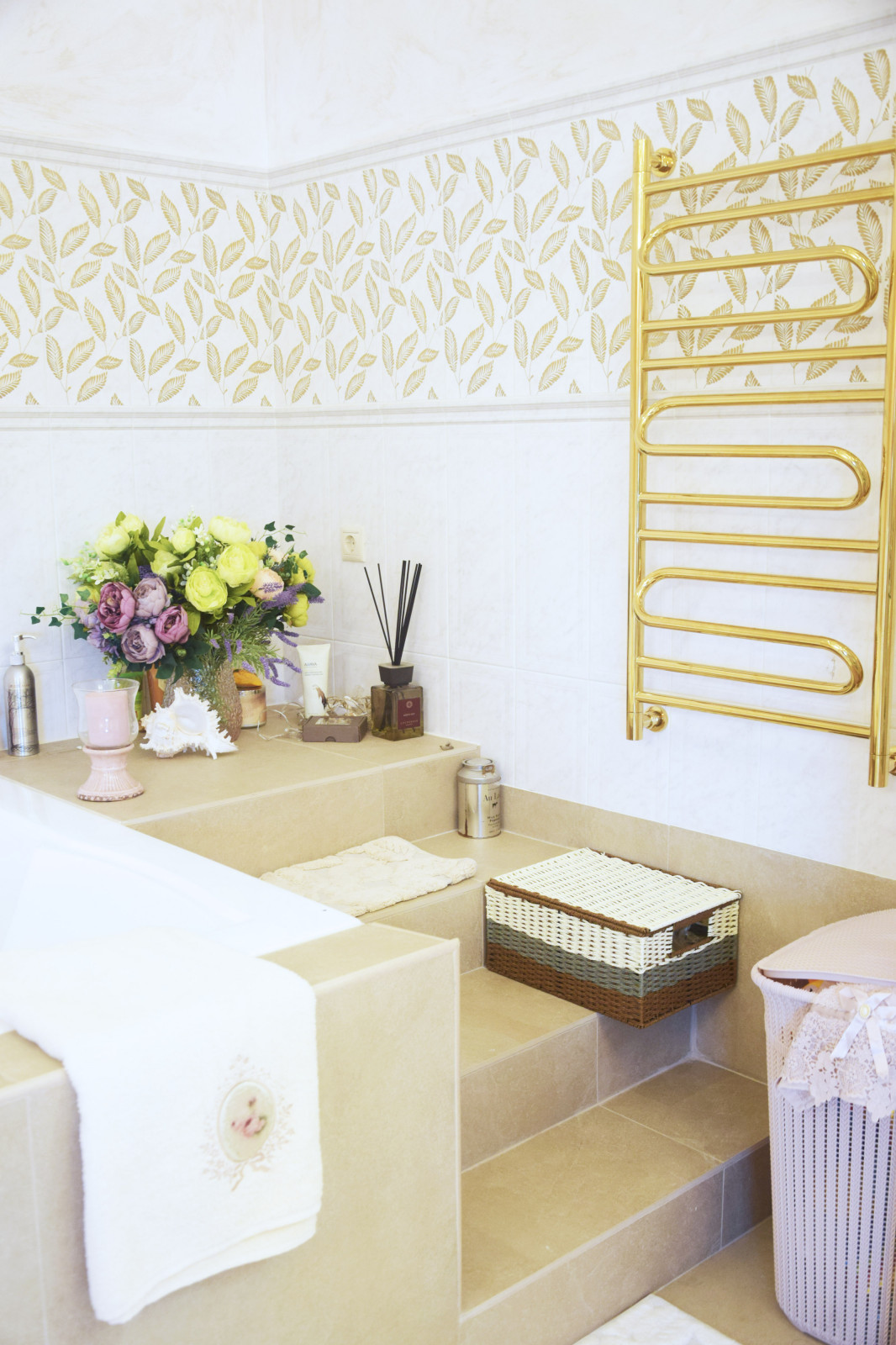 Пудровая роза