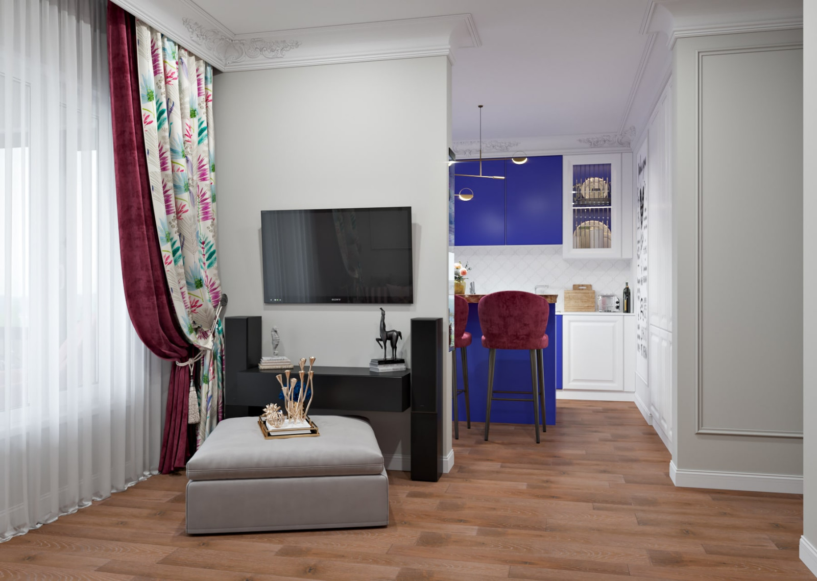 Ягодно-кобальтовый смузи