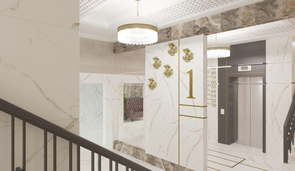 Входная группа ЖК  Резиденция Грин Парк