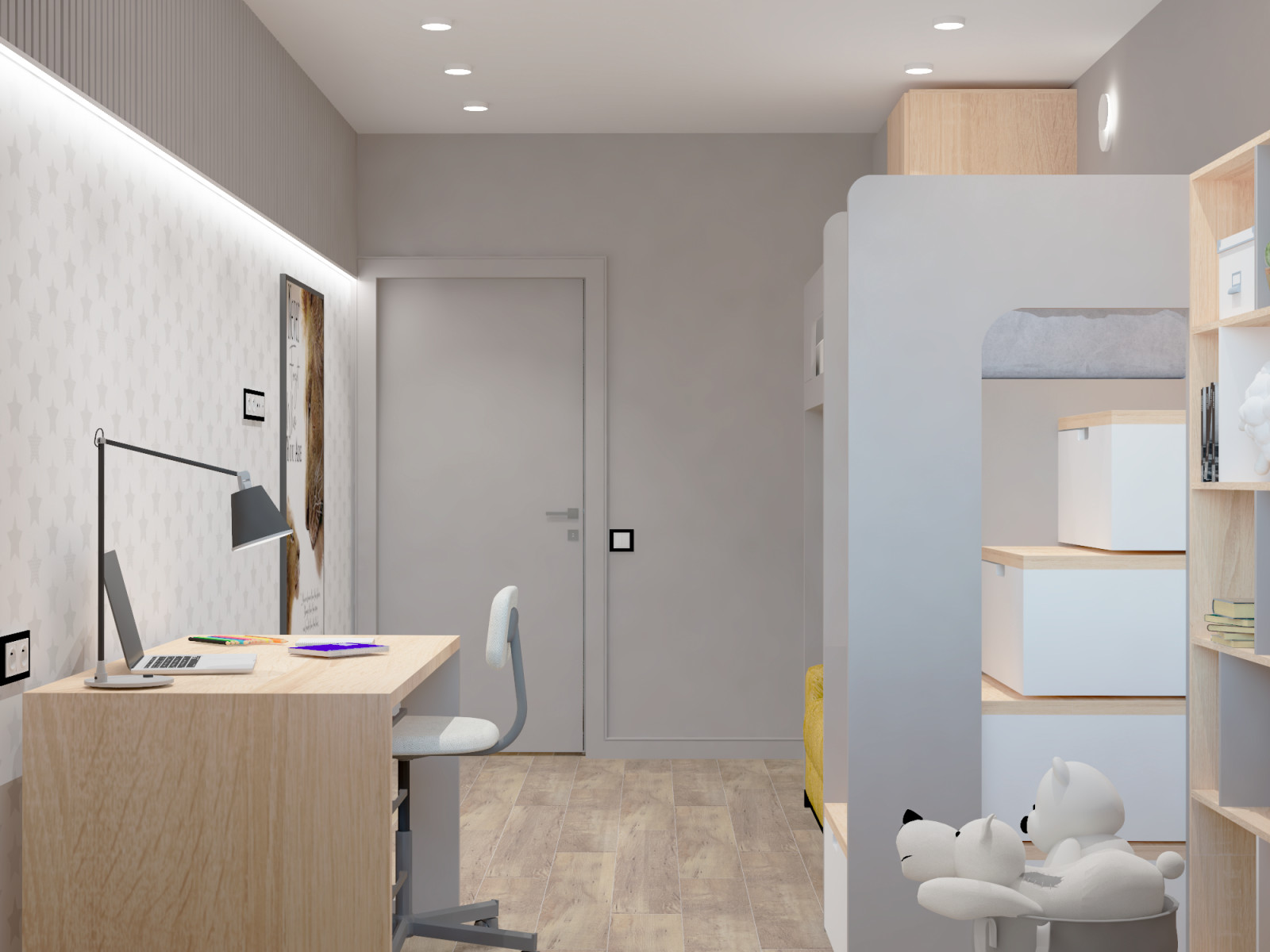 Варианты визуализации детской для мальчика