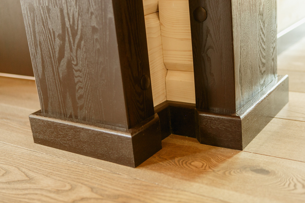 Интерьер дома из клееного бруса