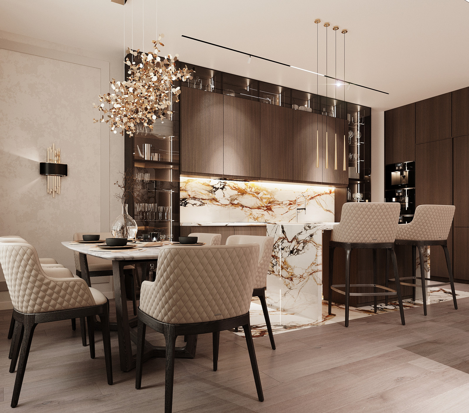 Квартира 136 м² в ЖК «Сосновка»