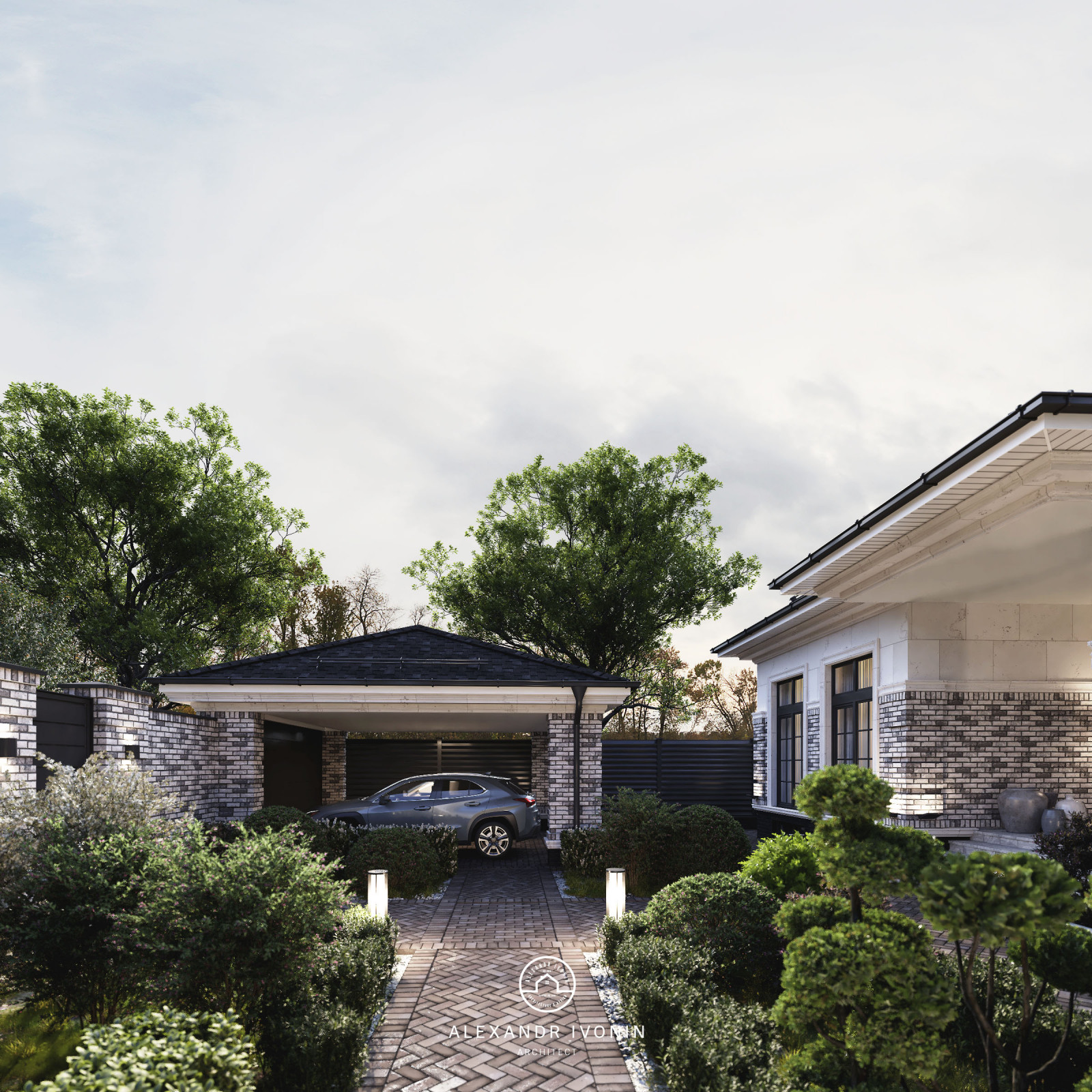 Обложка проекта: Дом в стиле неоклассика в Ростове