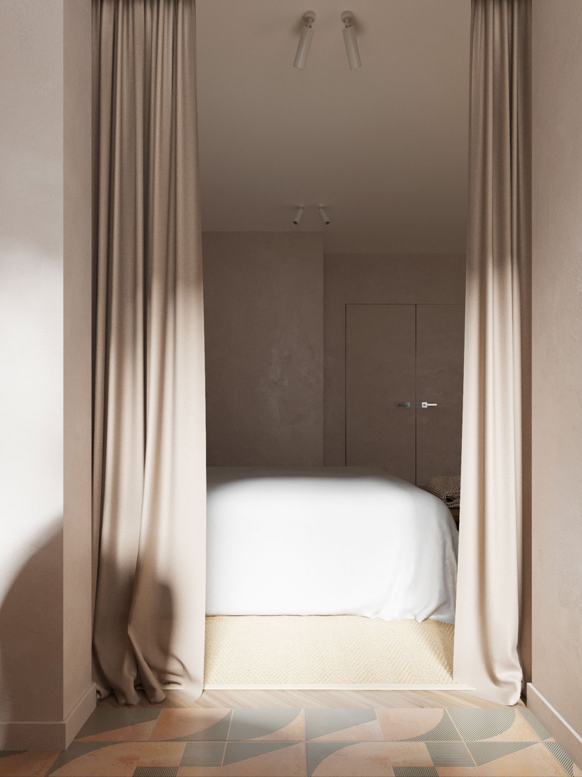 Спальня с лоджией