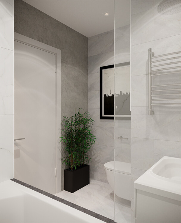 Светлая двушка.