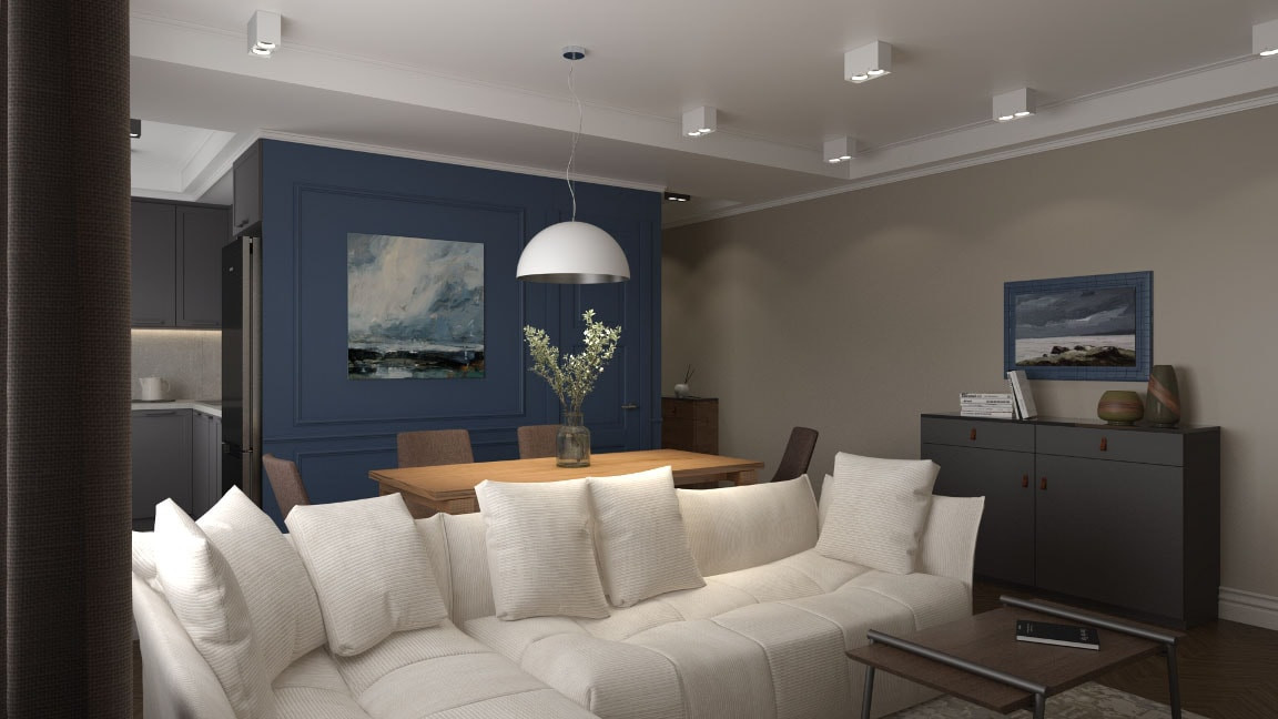 ЖК Октябрьское Поле, 3 комнаты, 60 м²