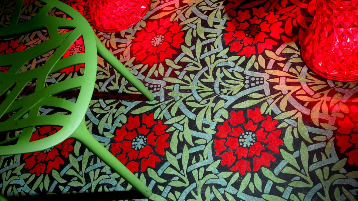 Marmoleum в интерьре