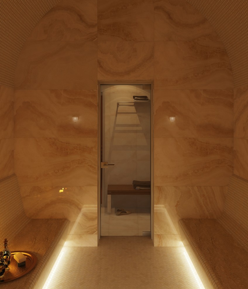 Баня в скандинавском стиле